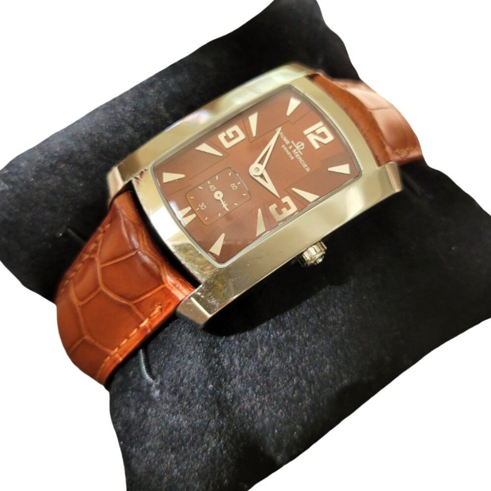 Baume & Mercier Men’s Swiss Watch | Rectangular Case | Swiss Made - Picture 4 of 16